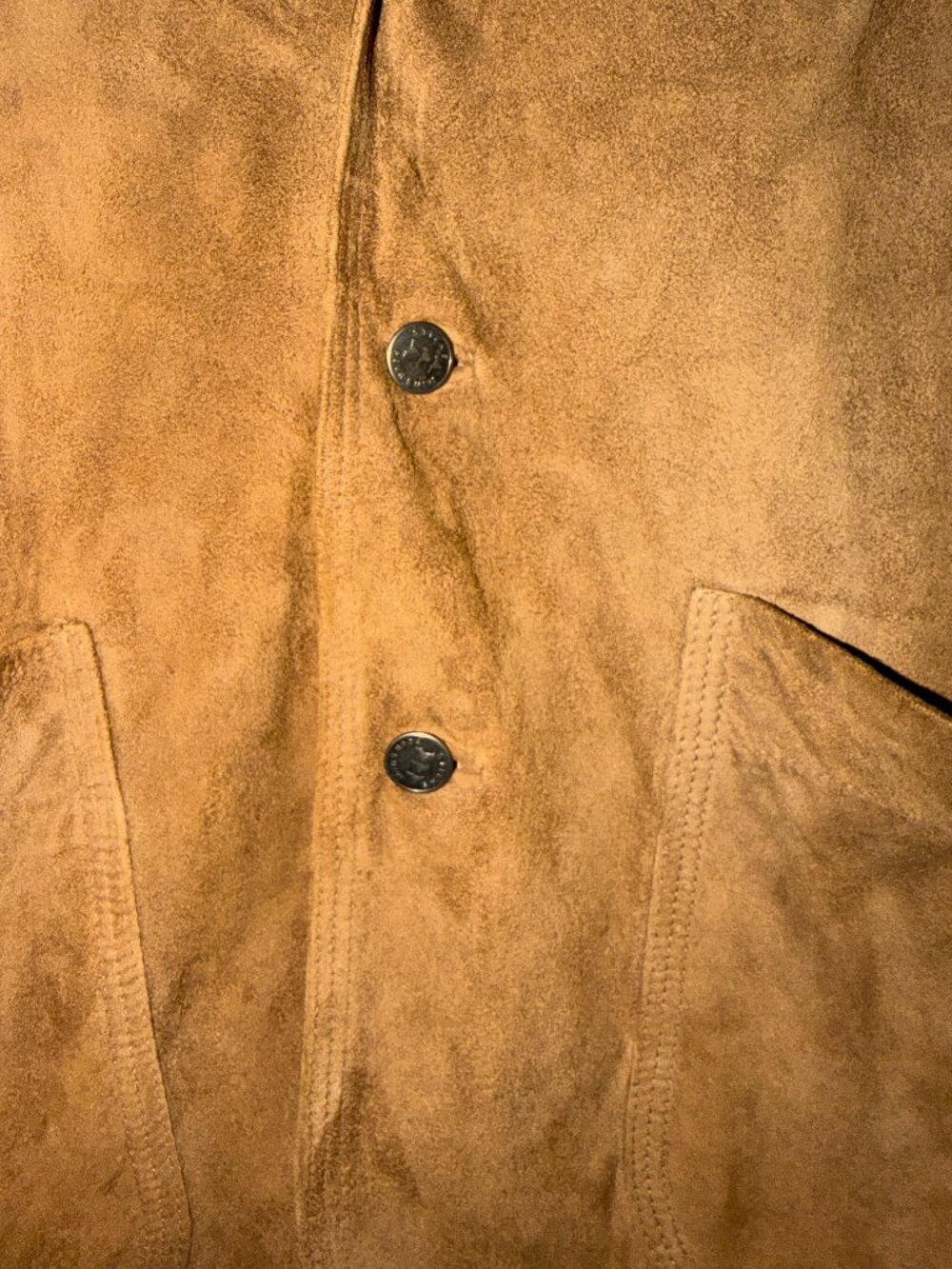Vintage Stiens Pour Suivi Avec Du Cuir Vertitable Japanese Boho Suede Jacket View 5